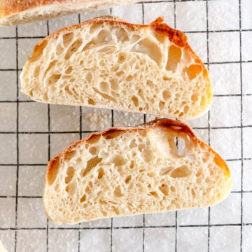 slices of ciabatta bread