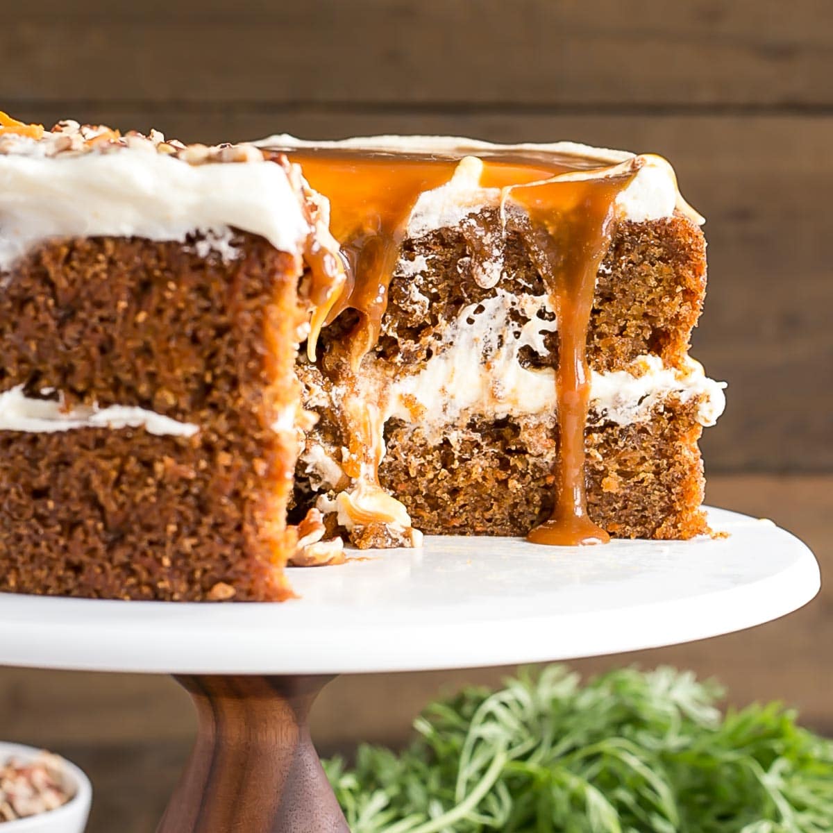 Maple Caramel Carrot Cake – Liv for Cake