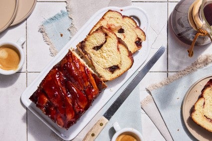 Plum Almond Babka 