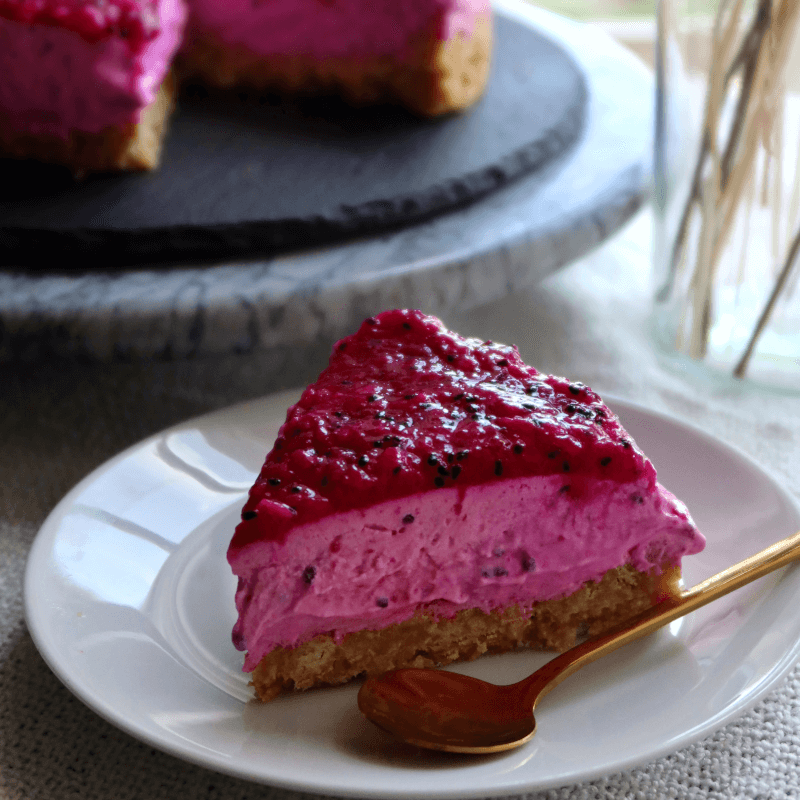 No-Bake Dragonfruit Cheesecake Recipe – Baking Made Easy Bakeomaniac